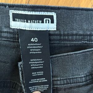 Travis Mathew Charcoal jeans super soft